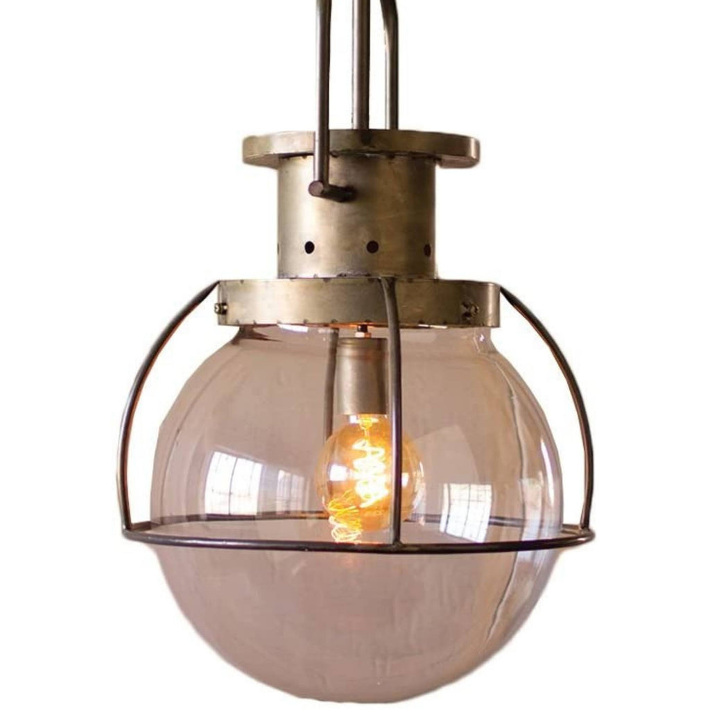 Glass Globe Pendant Light E621756