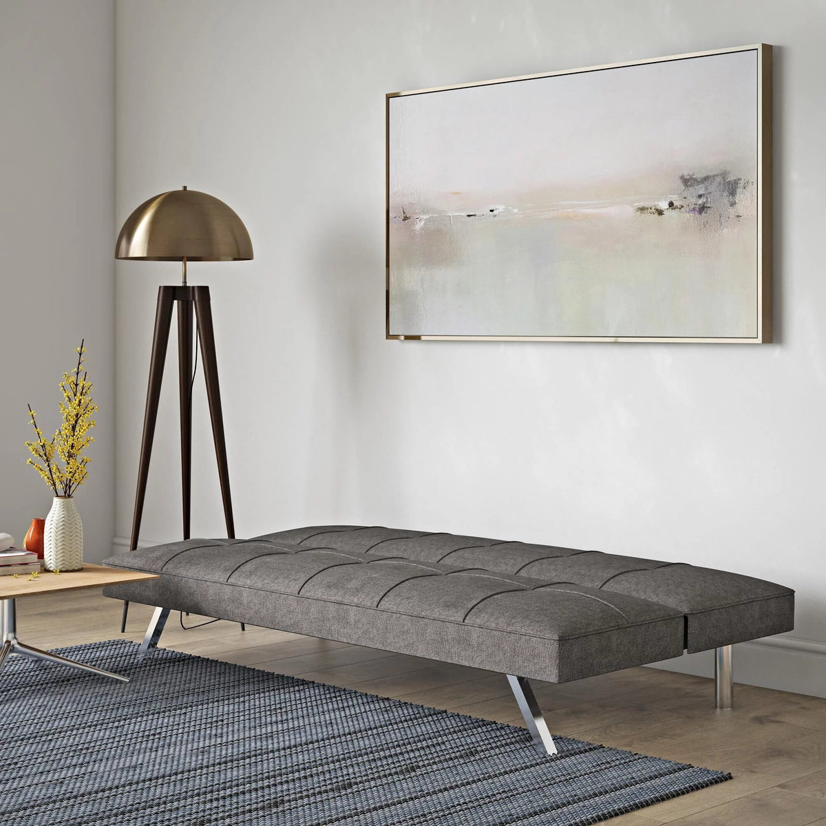 Metal Frame Futon Sofa Bed M439190