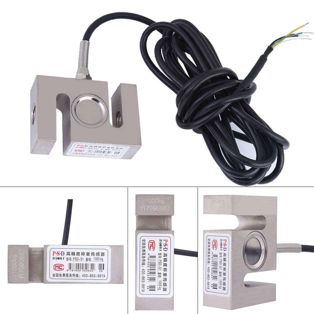 Metal Load Cell Scale Weighting Sensor 1000kg/2204lb, Weighing Controller Weight Indicator Pack of 2 V478