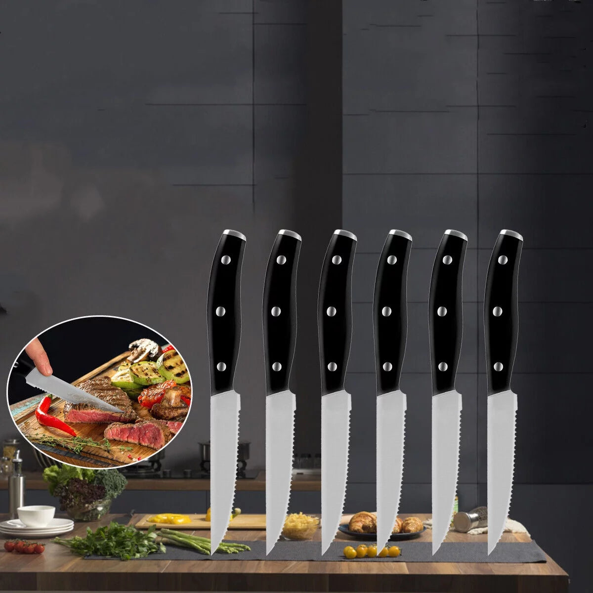 Stainless Steel Steak Knives V692