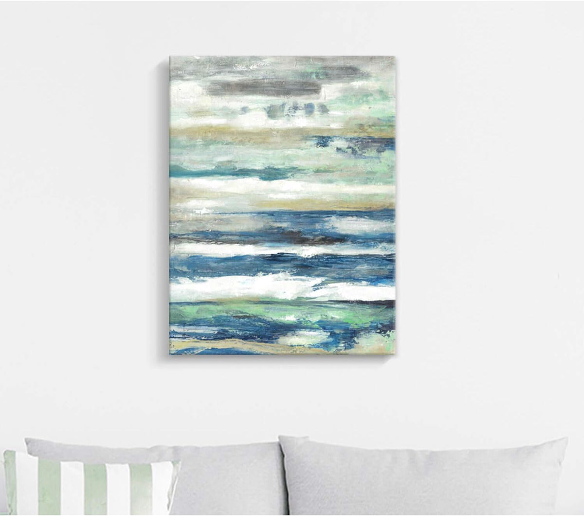 Modern Abstract Hand Painted Canvas Wall Art H88507