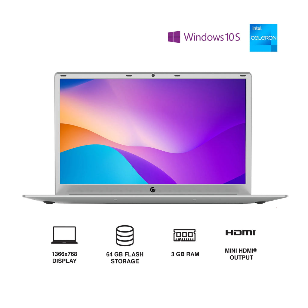 15.6" Notebook Intel Celeron 3GB RAM 64GB Silver Y341912