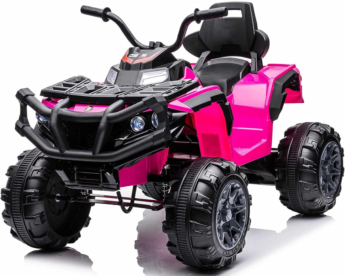 Kids Electric 4 Wheeler ATV, 12V Battery Powered, Black M810