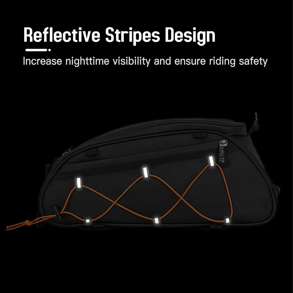 Waterproof Rear Seat Bike Bag with 2 Side Hanging Bags T494