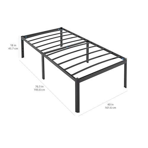 Full Size Black Steel Platform Bed Frame H131