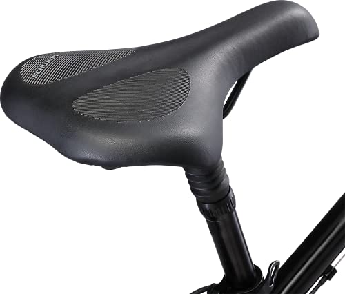Adult Hybrid Bike 700c Wheels 21-Speeds Step-Through Frame Front Rear Fenders Rear Cargo Rack J34613