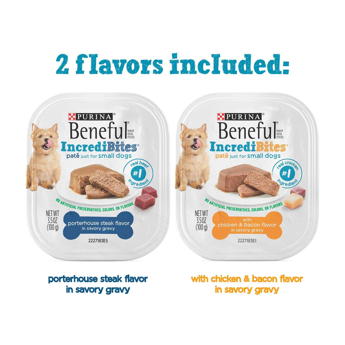 Steak & Chicken Pate Wet Small Dog Food Trays O2875