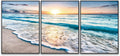 3 Pcs Framed 12x16 Beach Canvas Wall Art K5746