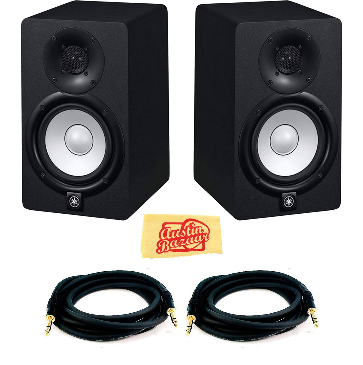 HS5 Powered Studio Monitor Bundle with Two Monitors and Cables J30509