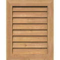 Unfinished Non-Functional Vertical Gable Vent Q643