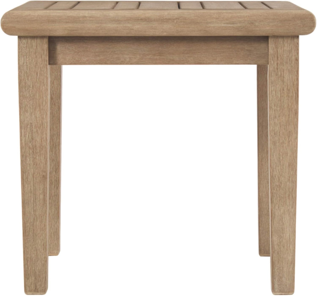 Eucalyptus Wood Square End Table L8110