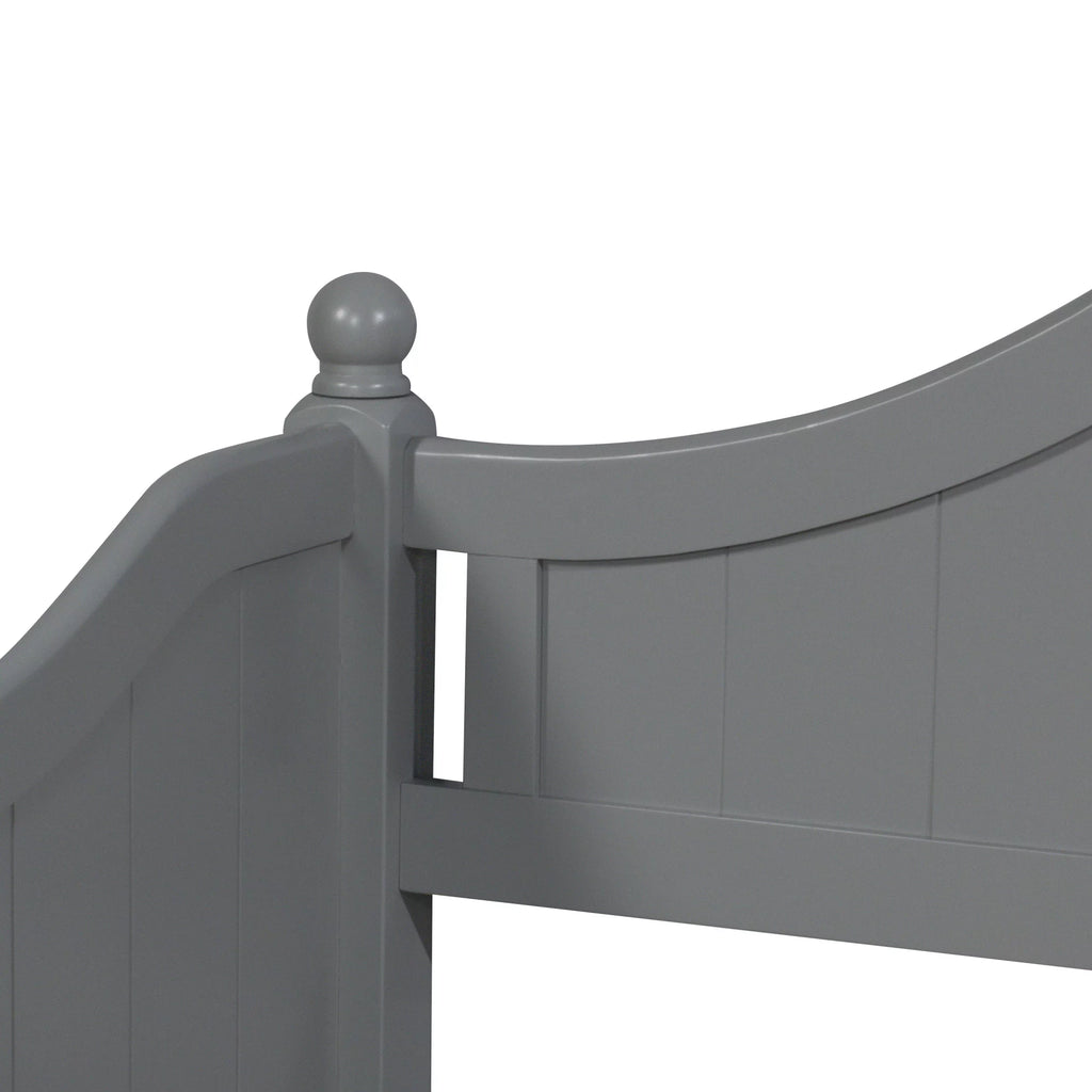 Gray Wood Daybed with Trundle U421