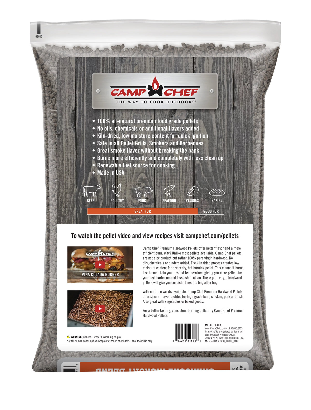 Charcoal Hickory Pellet Blend I1366