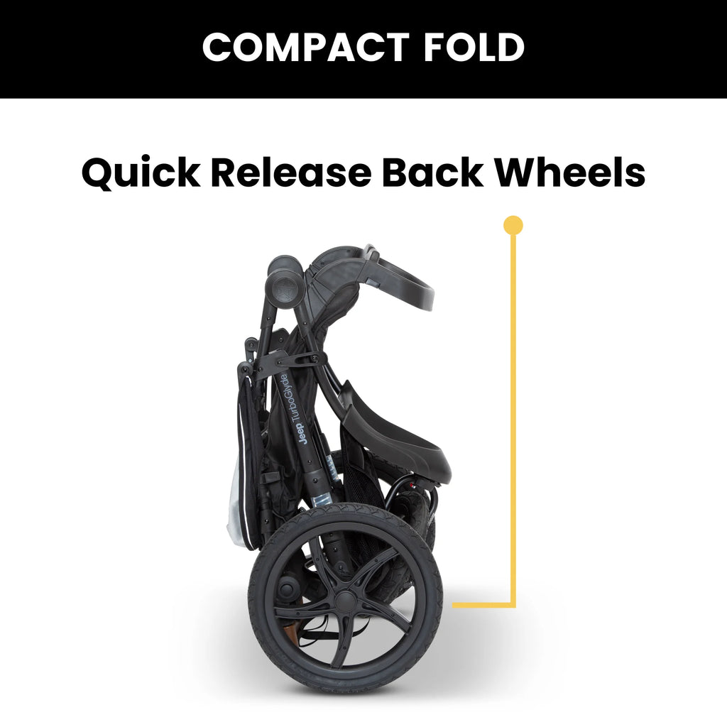 Black Jogging Stroller U494