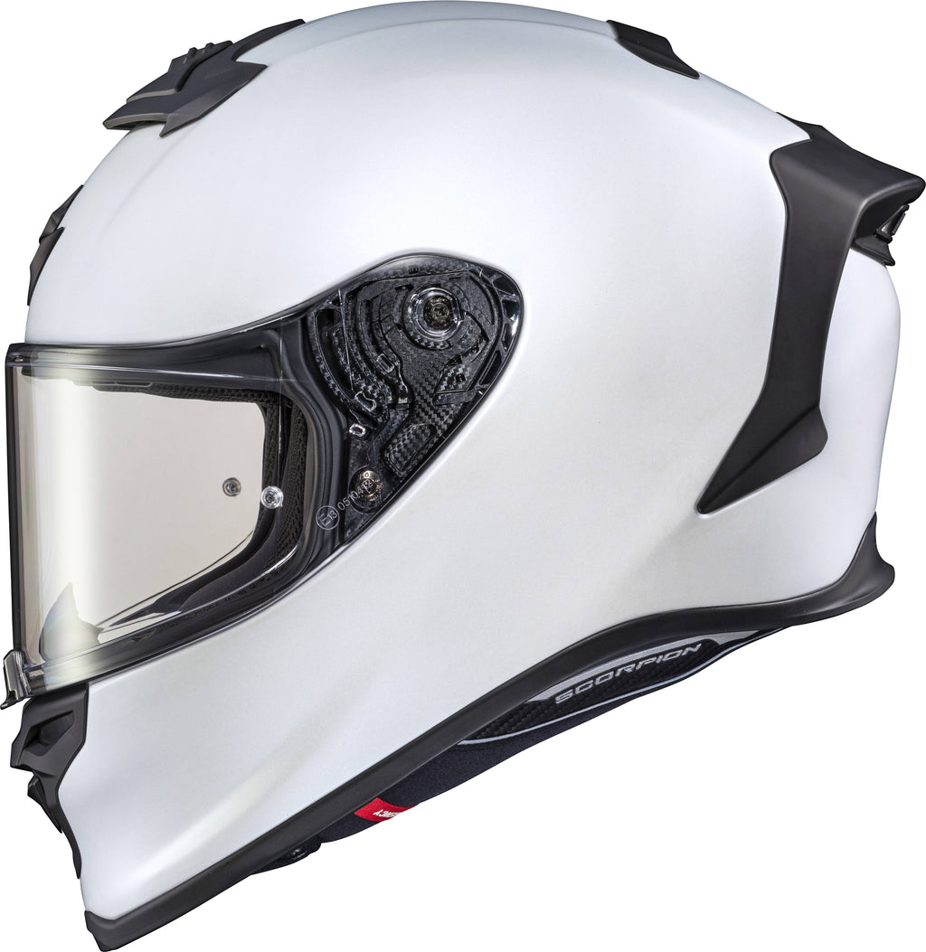 Matte Pearl White Solid Helmet H3925