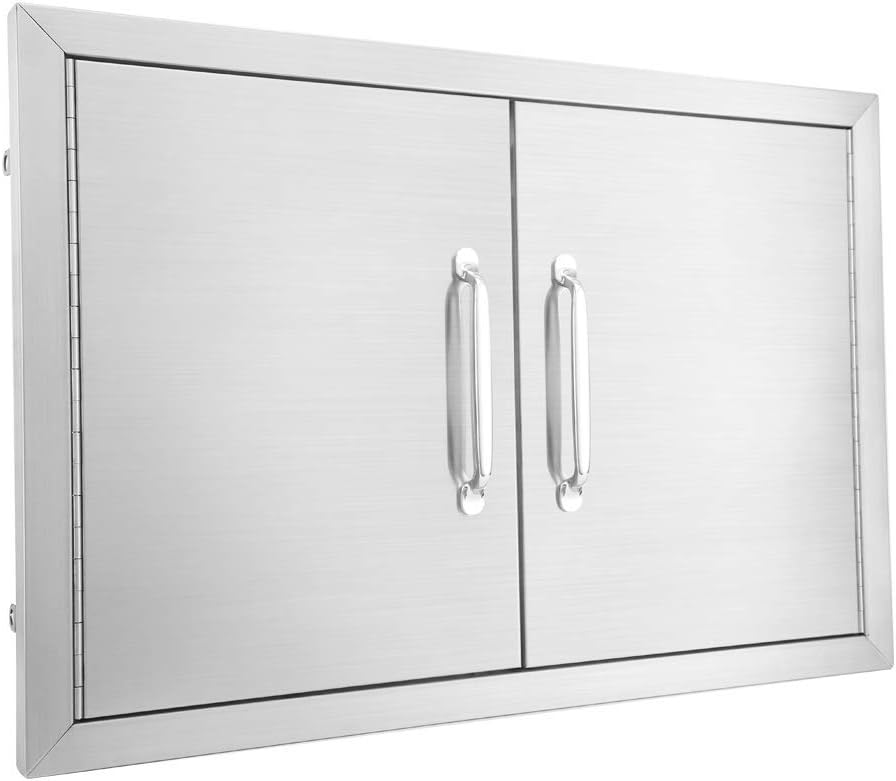 Stainless Steel Double Access Door 24 W X 24 H V8013