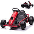 24V Go Kart for Kids with Music and Horn, Red U957