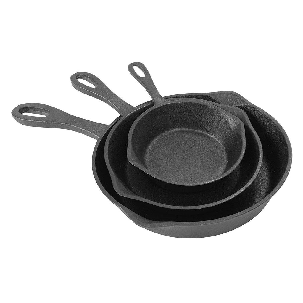 Cast Iron Skillet Set of 3 N114