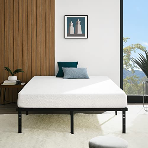 Full Size Black Steel Platform Bed Frame H131