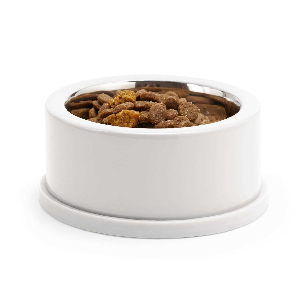 Stainless-Steel Grey Dog Bowl T9938