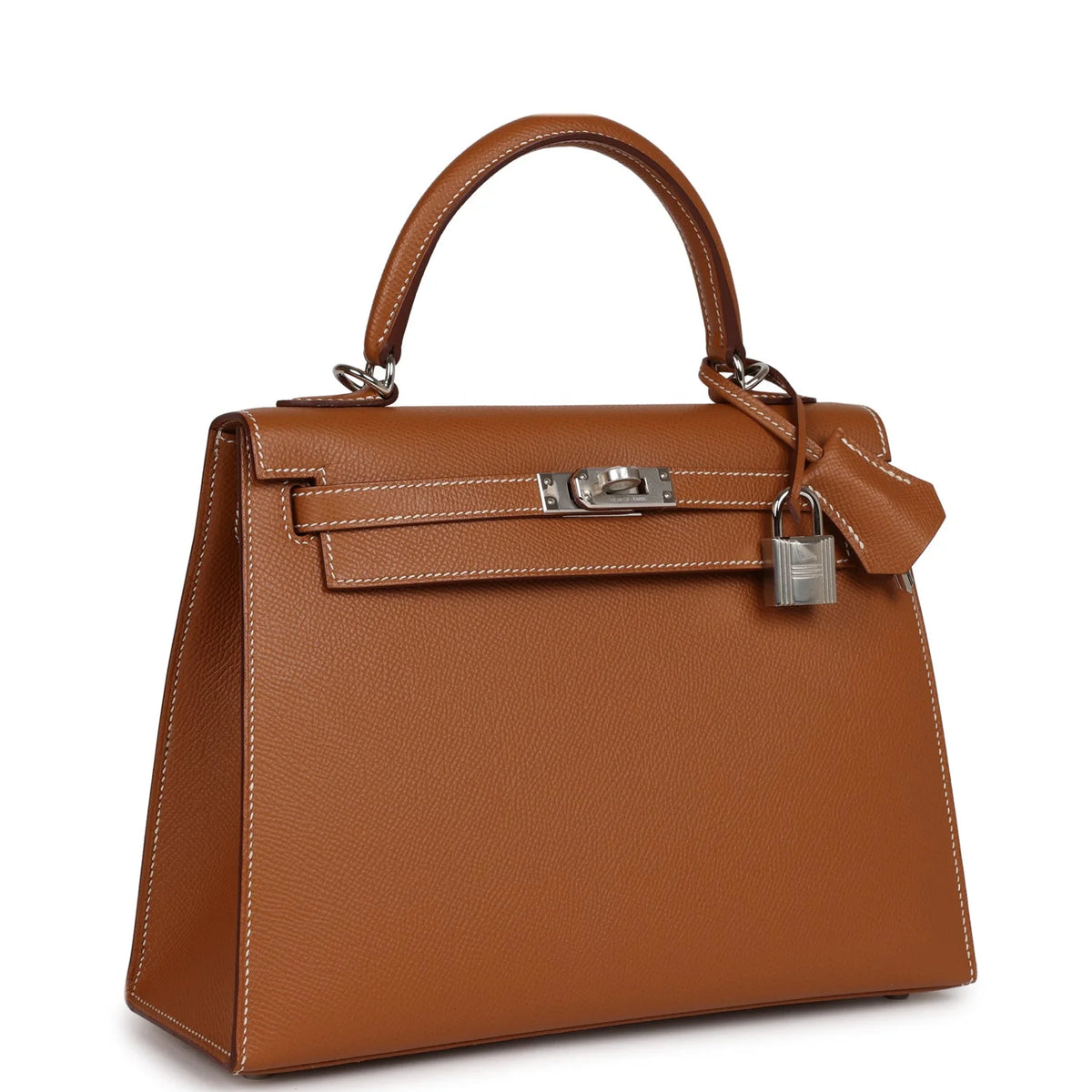 Gold Epsom Leather Bag F7377