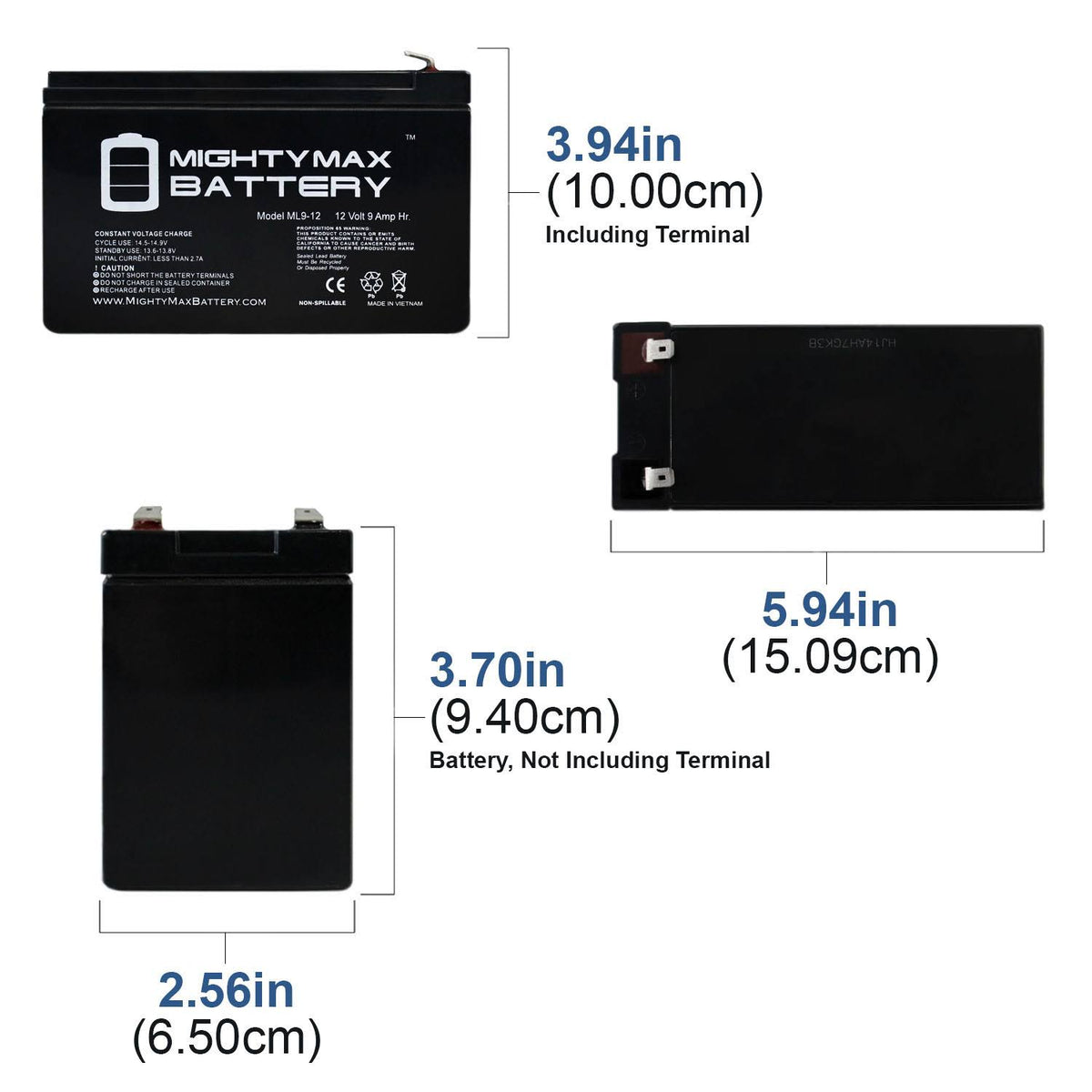 12V 9Ah Battery 10 Pack S239168