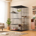 DIY 4-Door Large Cat Cage Playpen S57680