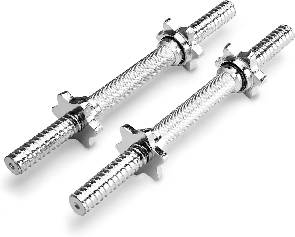 14” Adjustable Chrome Threaded Dumbbell Handles C138