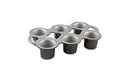 6 Cavities Graphite Popover Pan U7483