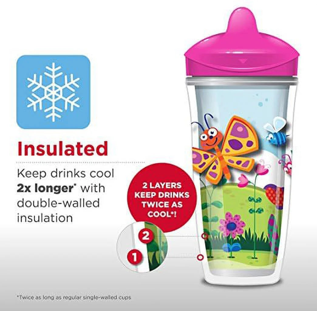 Insulated Straw Sippy Cup, 9 Oz X55955