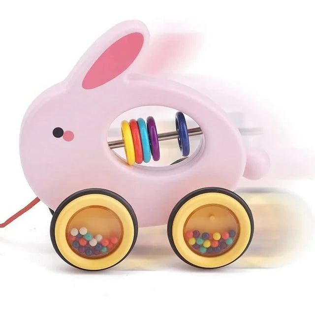 Pull Along Rolling Animal Toy (Rabbit) V81485