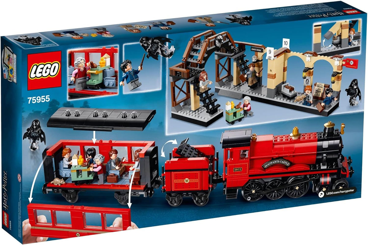 LEGO Harry Potter Hogwarts Express Toy Train Building Set includes Model Train and Minifigures (801 Pieces) R859506