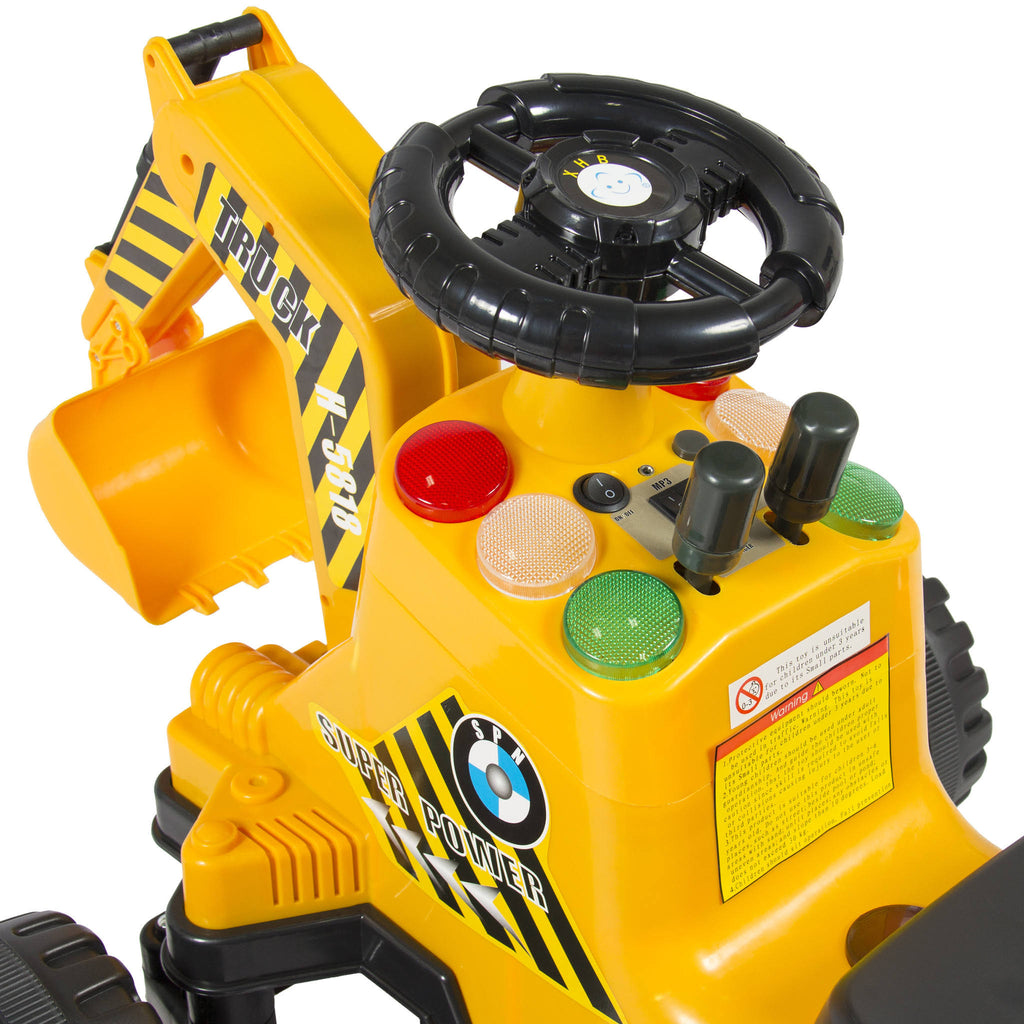 Ride on Digger Excavator Scooter Cart Truck Z751