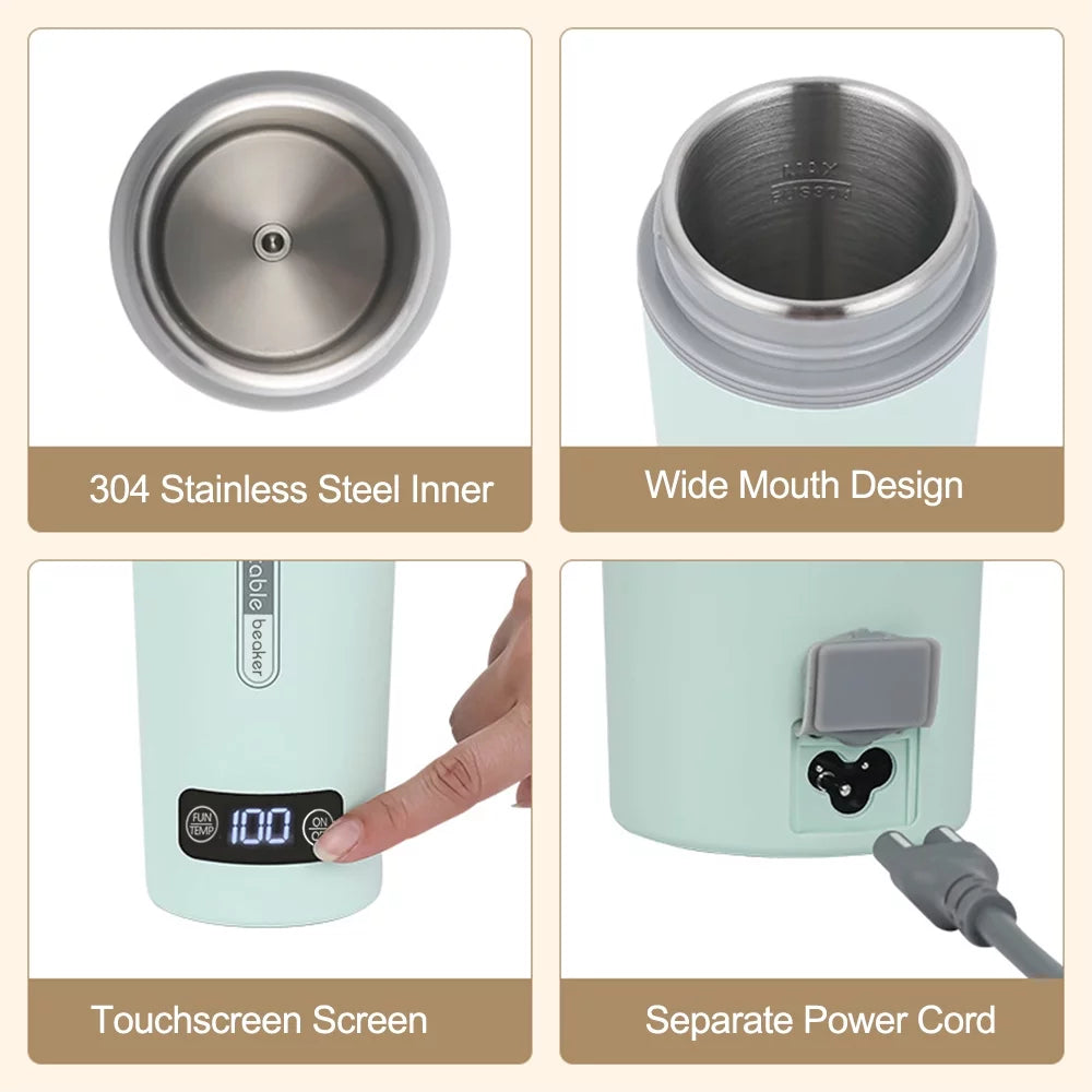 Portable 350ml Stainless Steel Electric Kettle Y178128