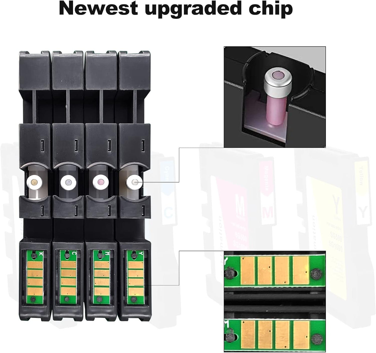 Sublimation Ink Cartridge 4-Pack M6914