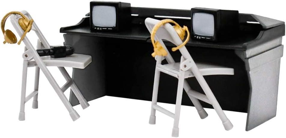 Black & Gray Commentator Table Playset T901578