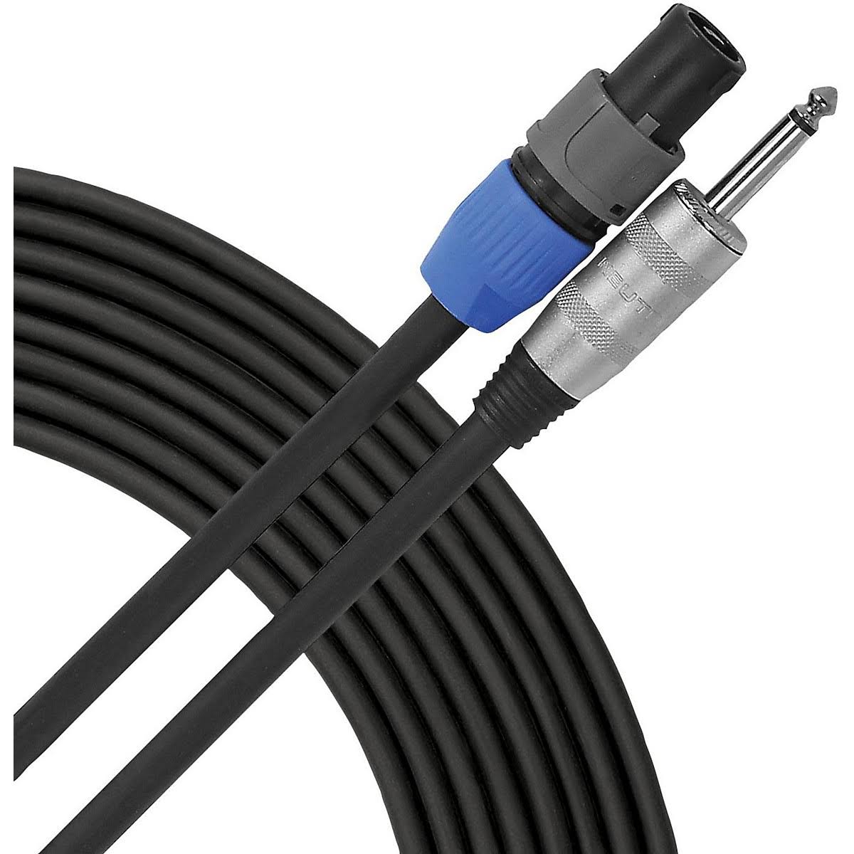 12g Speaker Cable Speakon to 1/4 Male 50 ft. Black D853601