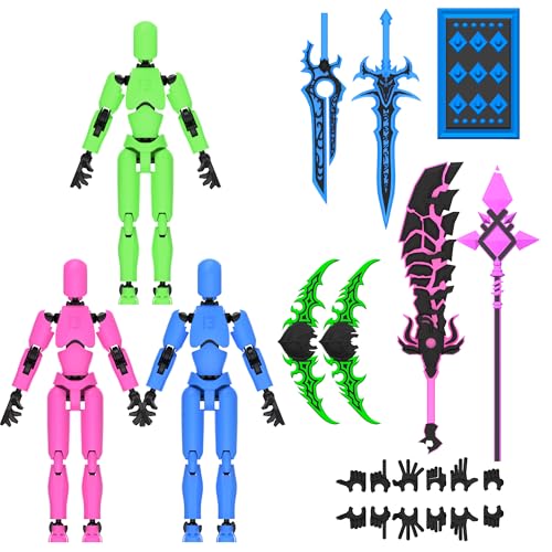 13 Action Figure Set with Weapons Accessories Q961