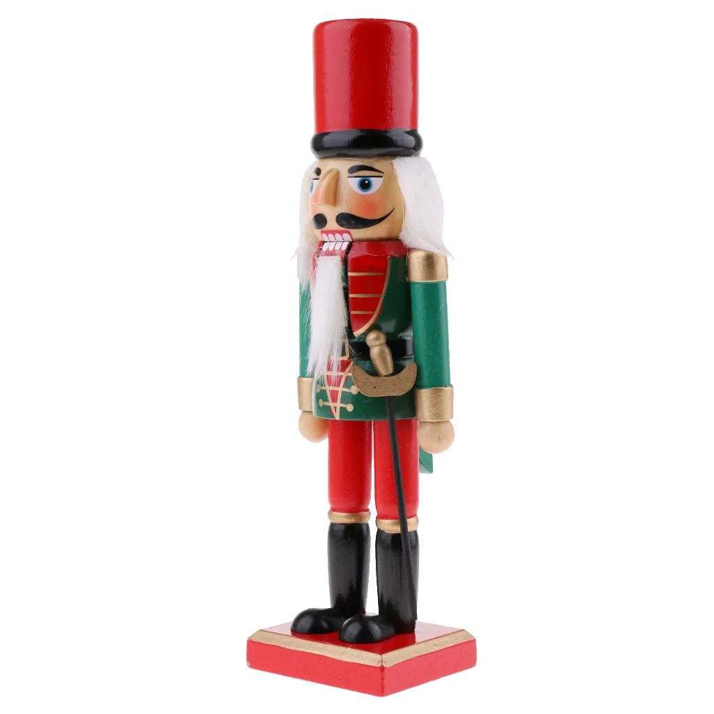 25cm Wooden Nutcracker Christmas Ornaments I626811