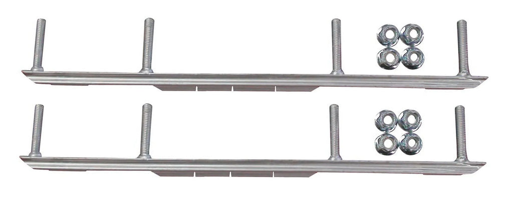 Blue Snowmobile Skis with 7.5" Shaper Bars Complete Kit V323920