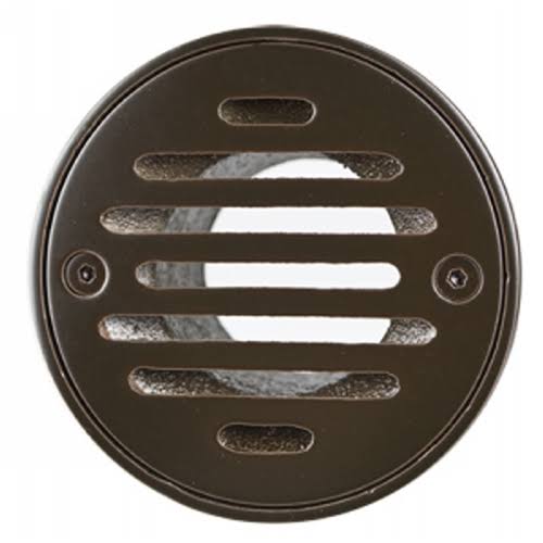 4x22 Round Solid Nickel Bronze Plated Grid Shower Drain M9221