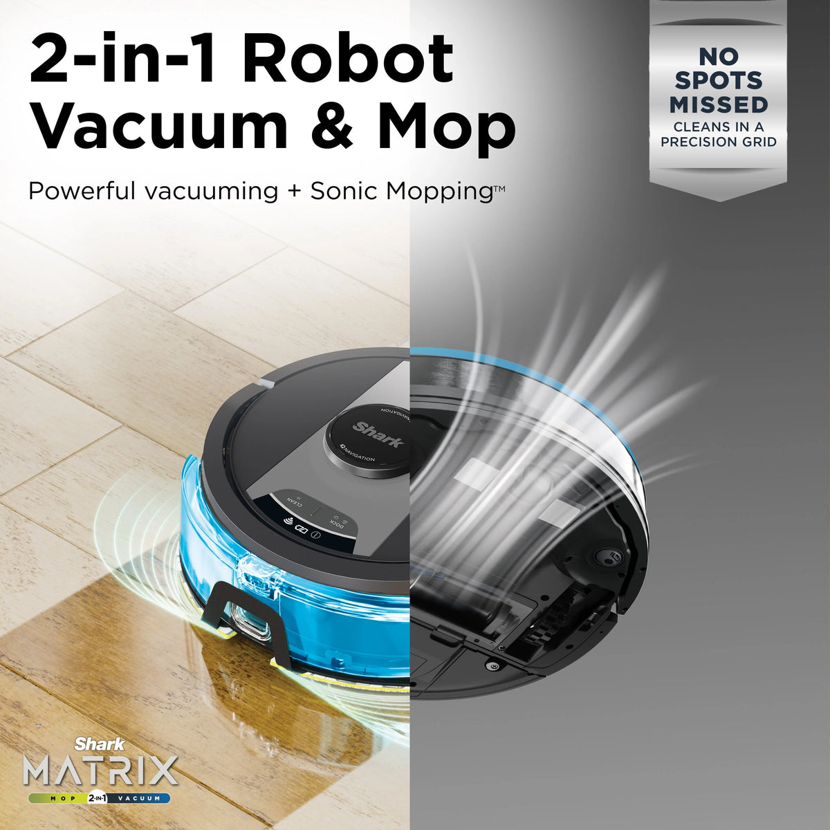2-in-1 Robot Vacuum & Mop P393