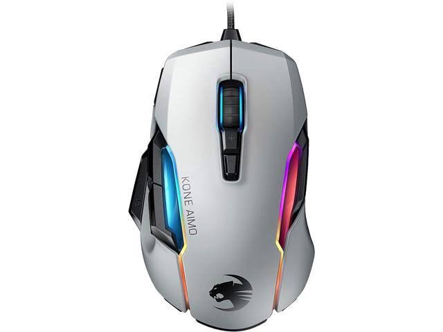 White Optical Wired USB Mouse Z8657