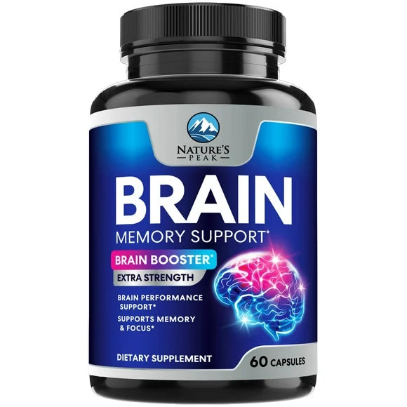 60 Capsules Brain Supplement Memory Pills O467960