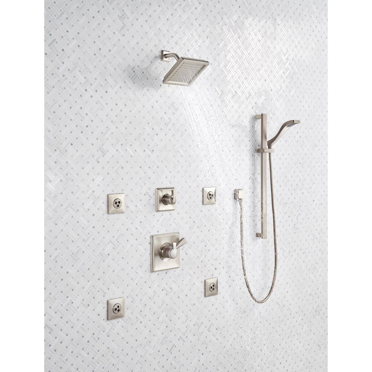 Stainless 2-Port Diverter Trim X305