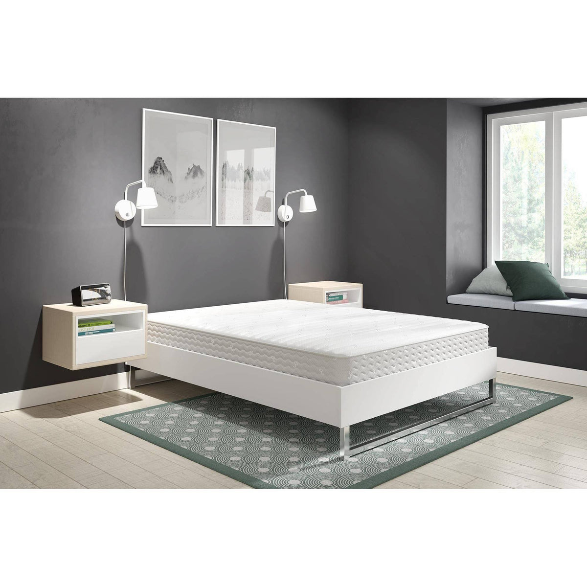 Twin Reversible Independently Encased Coil Mattress X956