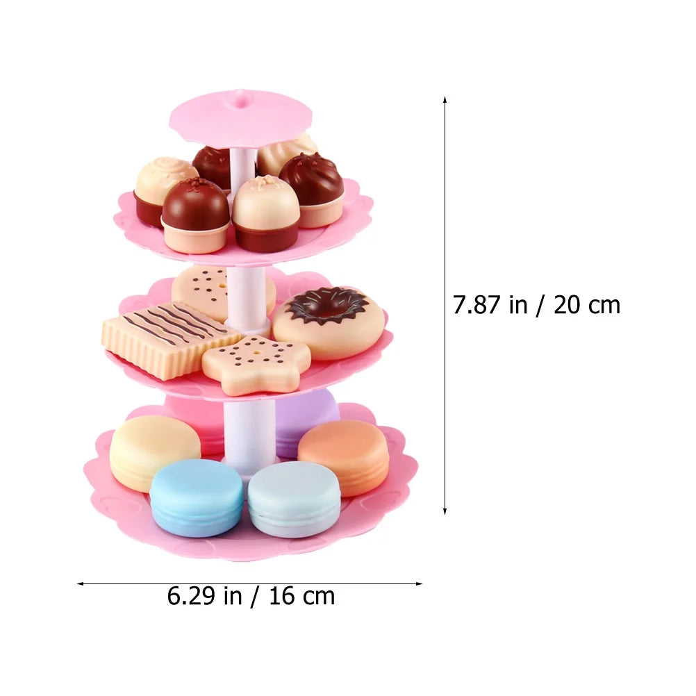 Kids Simulation Macaron Cake Toys S927