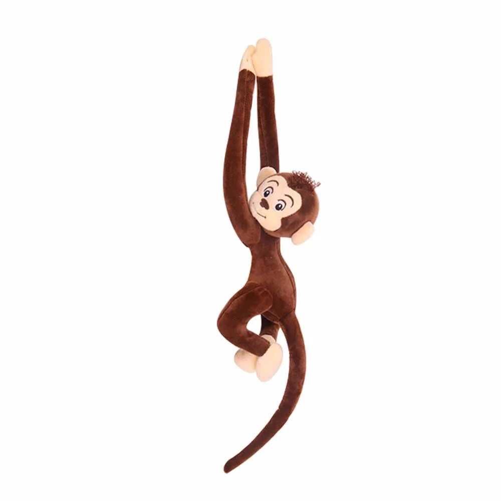 Brown Long-Arm Monkey Plush Doll D3309