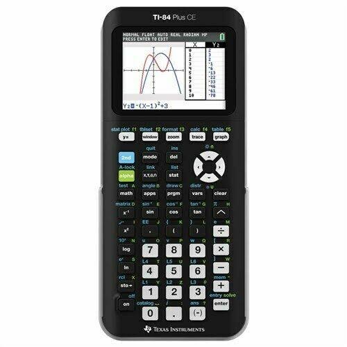 Black Battery Powered Graphing Calculator O2733