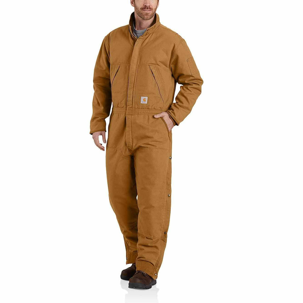 Brown Insulated Duck Coverall A6412